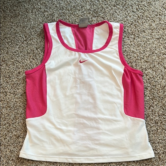 Nike Tops - Nike Pink and White Athletic Tank